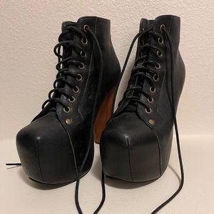 Jeffrey Campbell Platform Ankle Boots